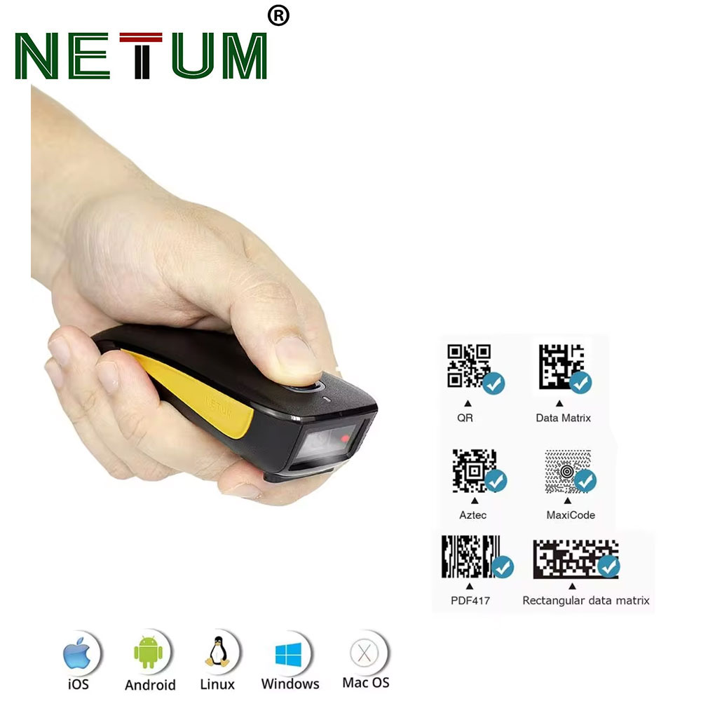 Barcode Scanner Wireless - Scanner de código de barras 2D