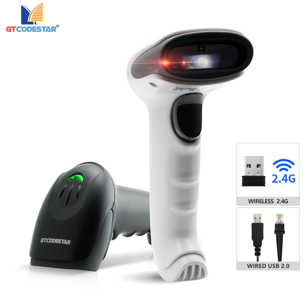 Barcode Scanner Wireless - Gtcodestar X-9701C portátil sem fio 2.4g