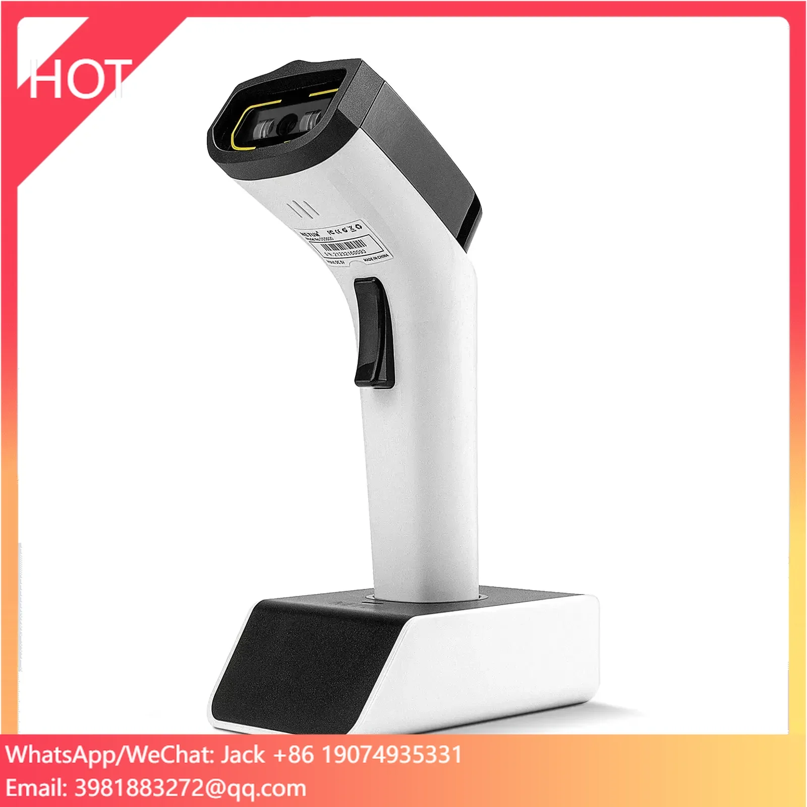 Barcode Scanner Wireless - Scanner de Código de Barras Sem