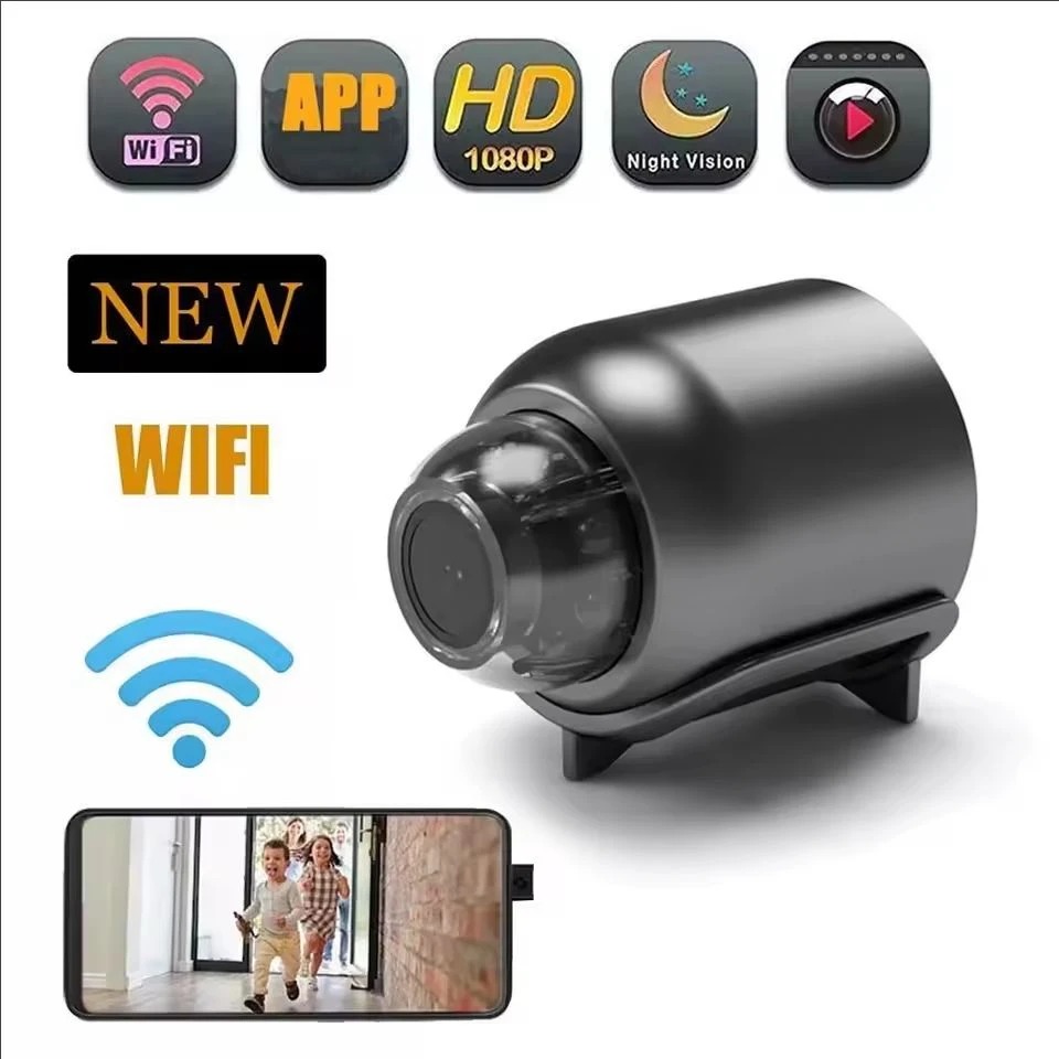 Compact Camera Mirrorless - Câmera Mini HD 1080P WiFi Sem