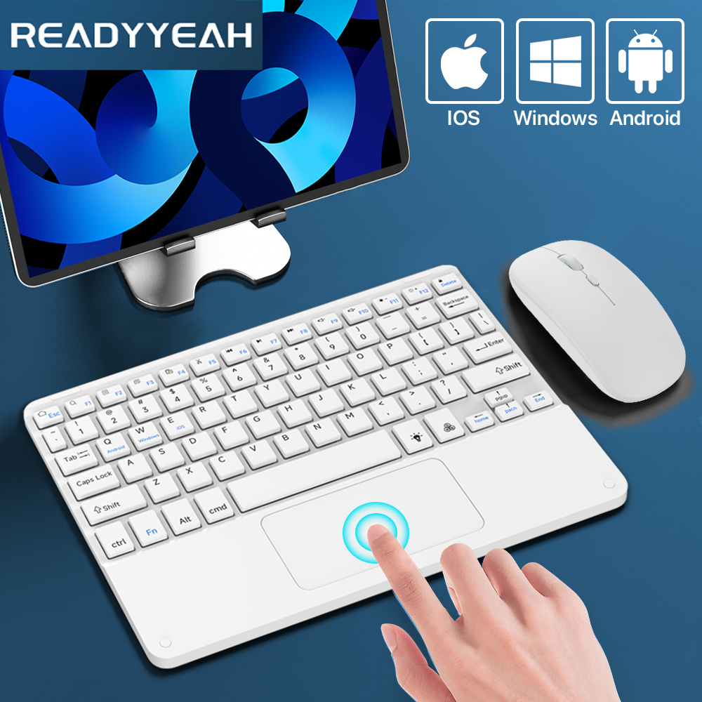 Wireless Keyboard Mini - Touchpad teclado sem fio e mouse