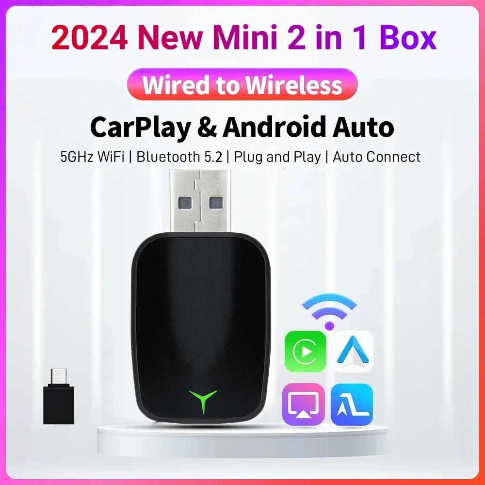 Gadgets For Electronics - Novo com fio para carplay sem