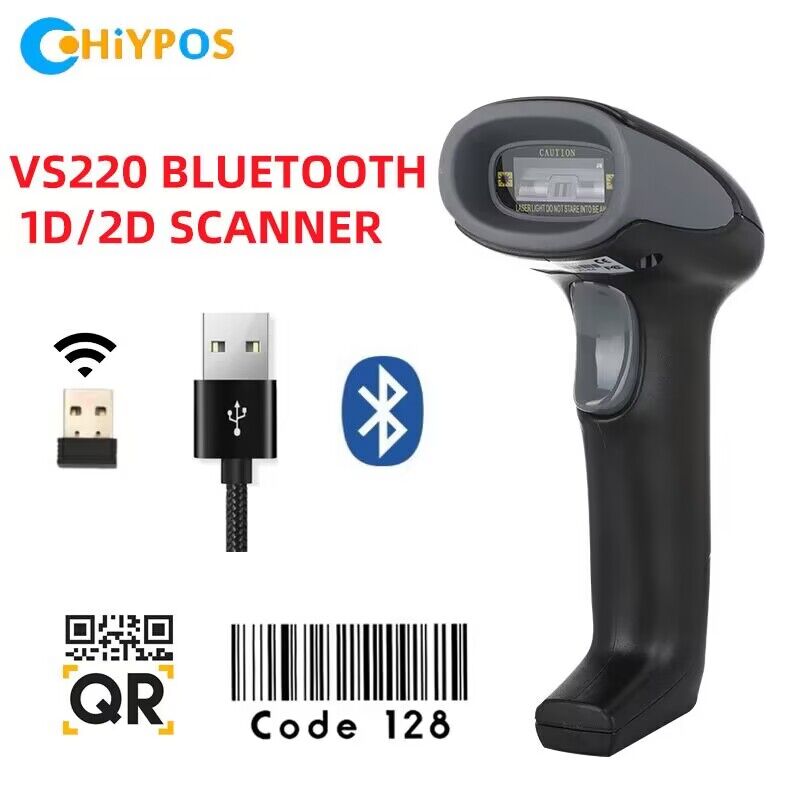 Barcode Scanner Wireless - HQ Barcode Scanner Compatível com 2.4G