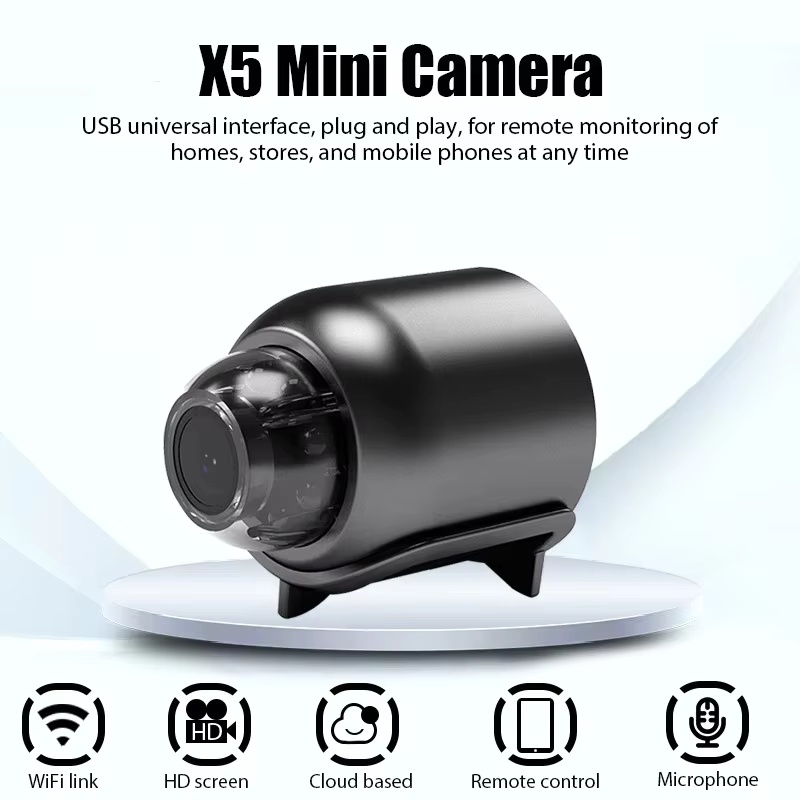 Compact Camera Mirrorless - 1080p nova x5 mini câmera clara