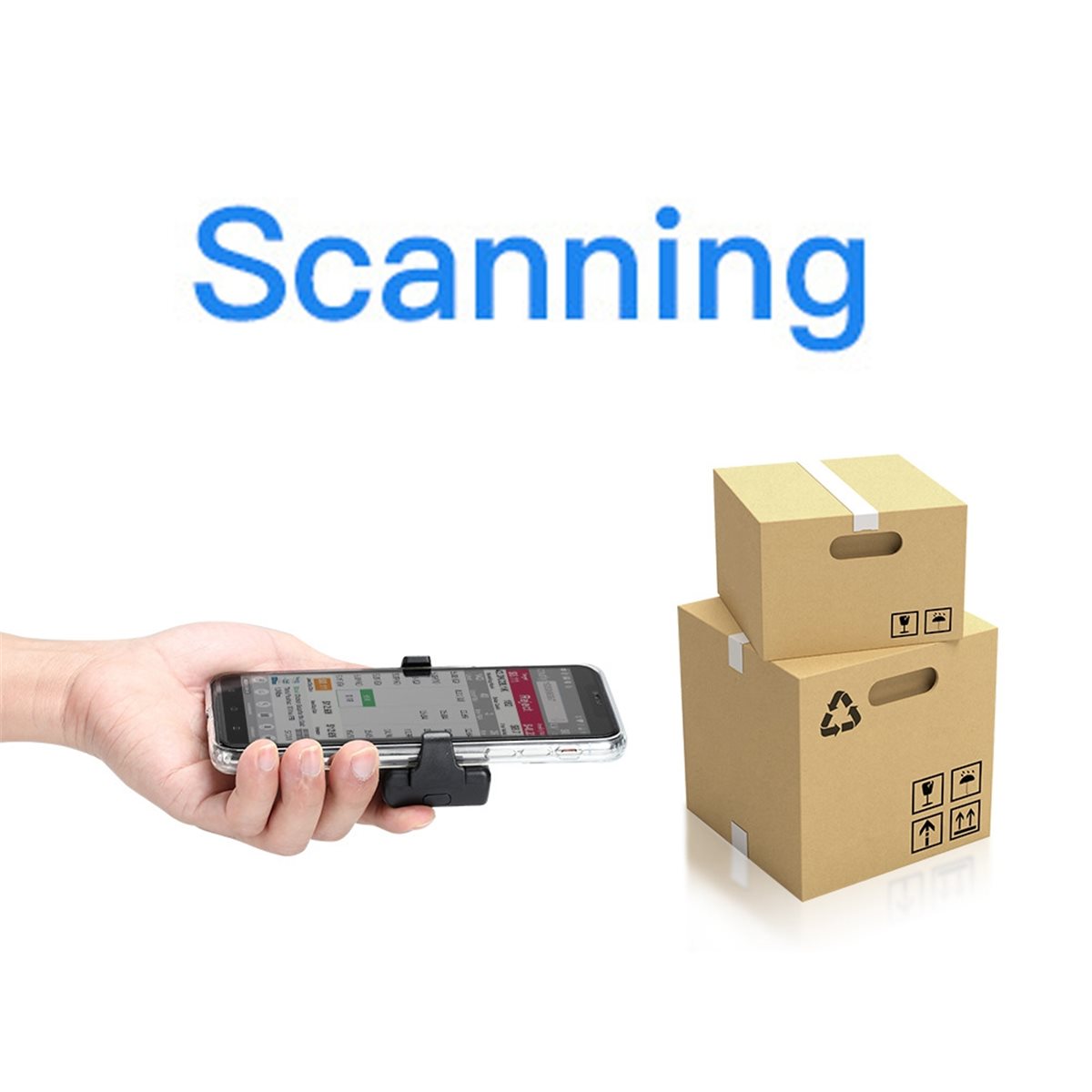 Barcode Scanner Wireless - Scanner de Código de Barras Bluetooth