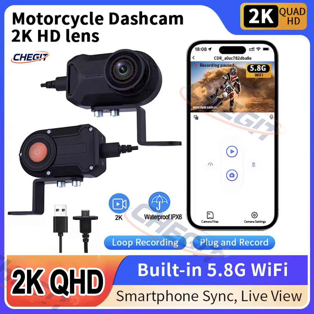 Câmera DVR para Motocicleta 2K - Compact Camera Mirrorless avaliação e preço