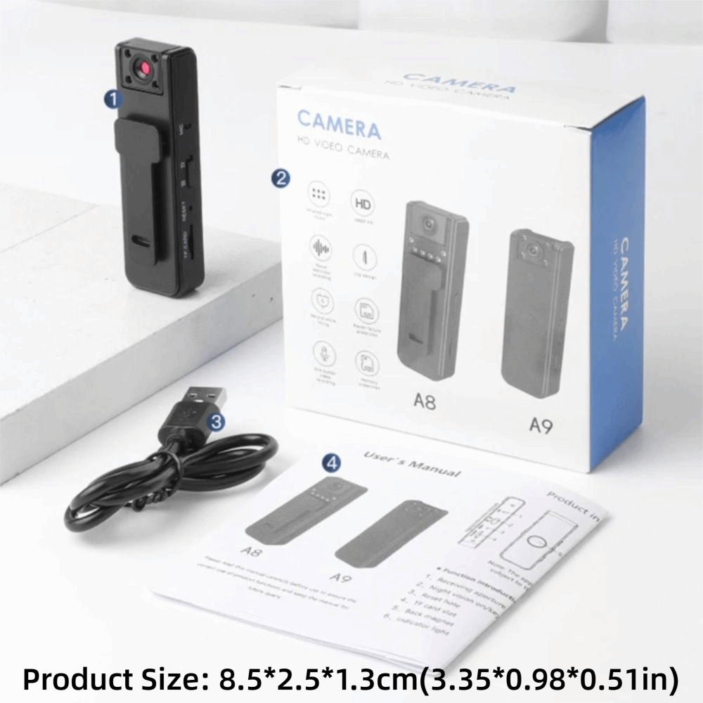 Câmera Portátil Mini A9 1080P  - Compact Camera Mirrorless avaliação e preço