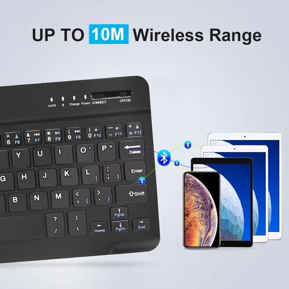 Bluetooth 5.0 teclado sem fio  - Wireless Keyboard Mini avaliação e preço
