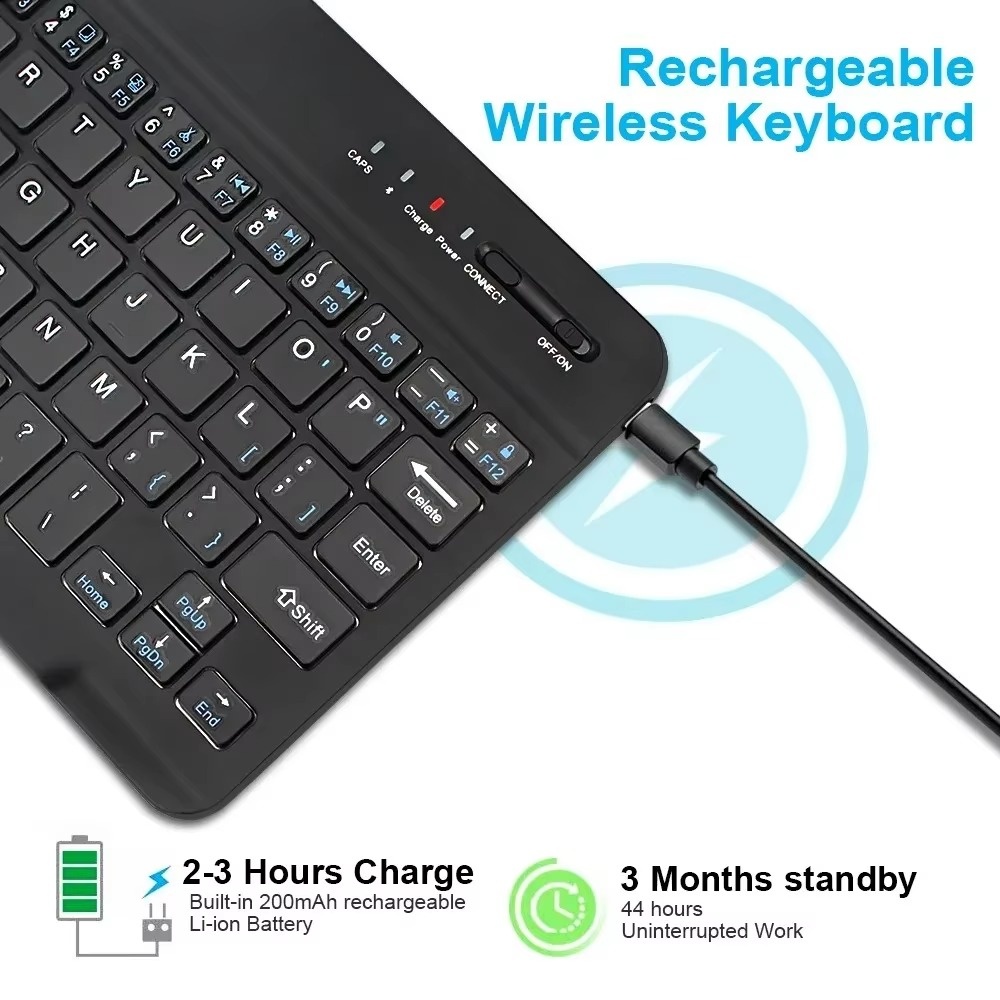 Bluetooth 5.0 teclado sem fio  - Wireless Keyboard Mini avaliação e preço