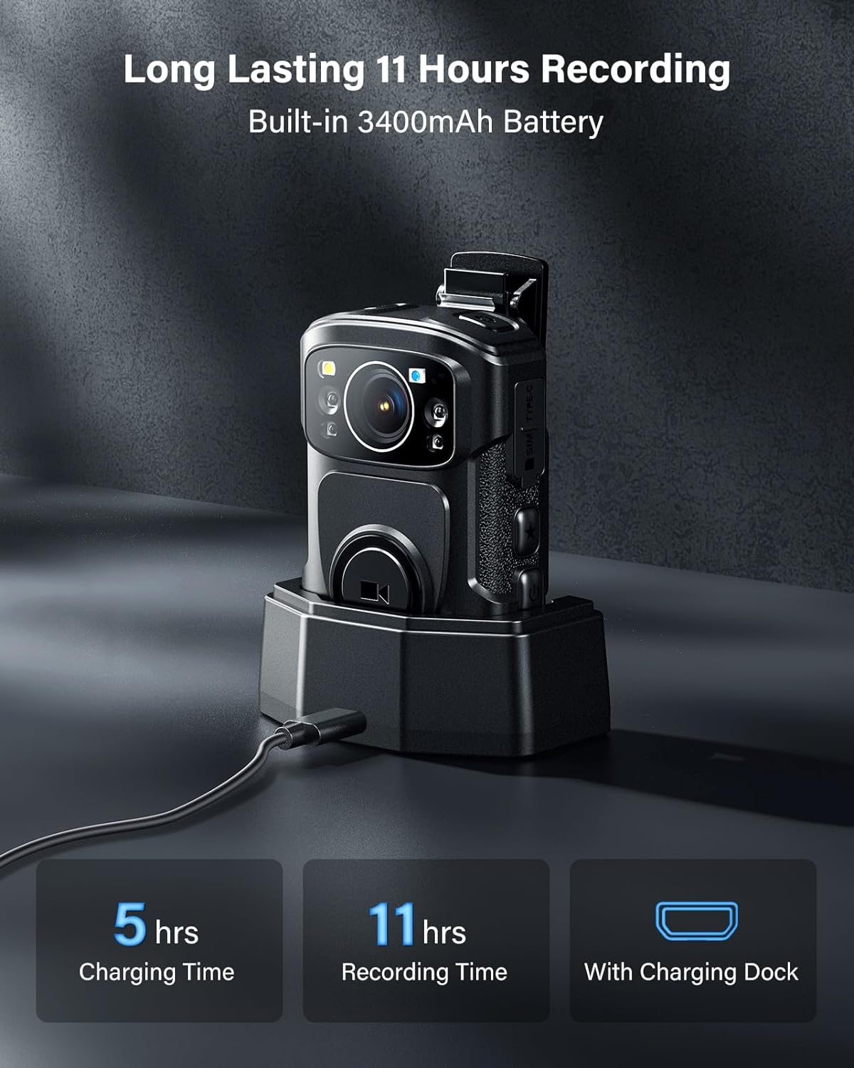 Boblov b4k5 4k corpo cam ip68  - Compact Camera Mirrorless avaliação e preço