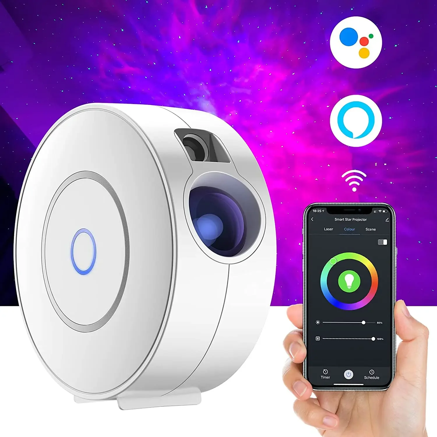 Tuya-Inteligente Aurora Galaxy - Electronic Gadgets For Home avaliação e preço