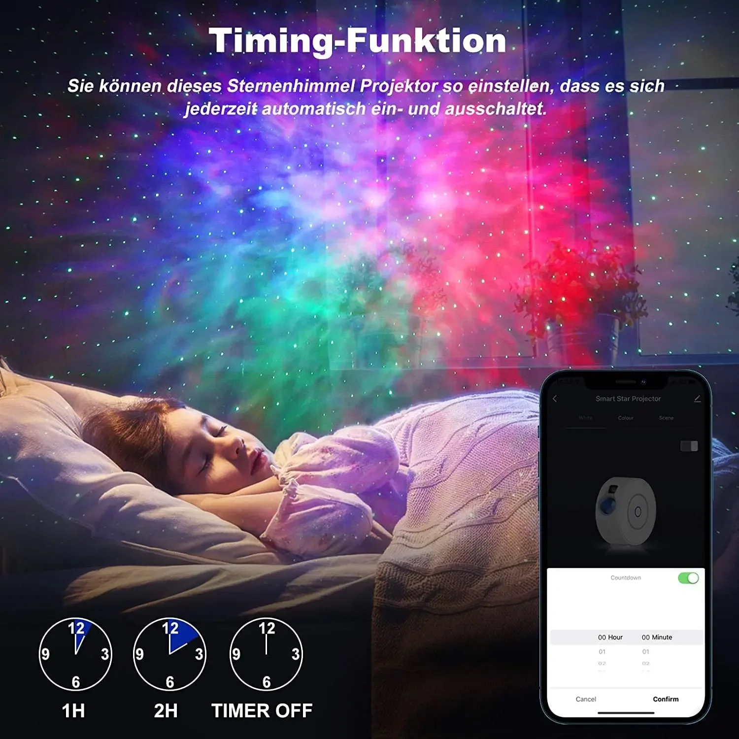 Tuya-Inteligente Aurora Galaxy - Electronic Gadgets For Home avaliação e preço