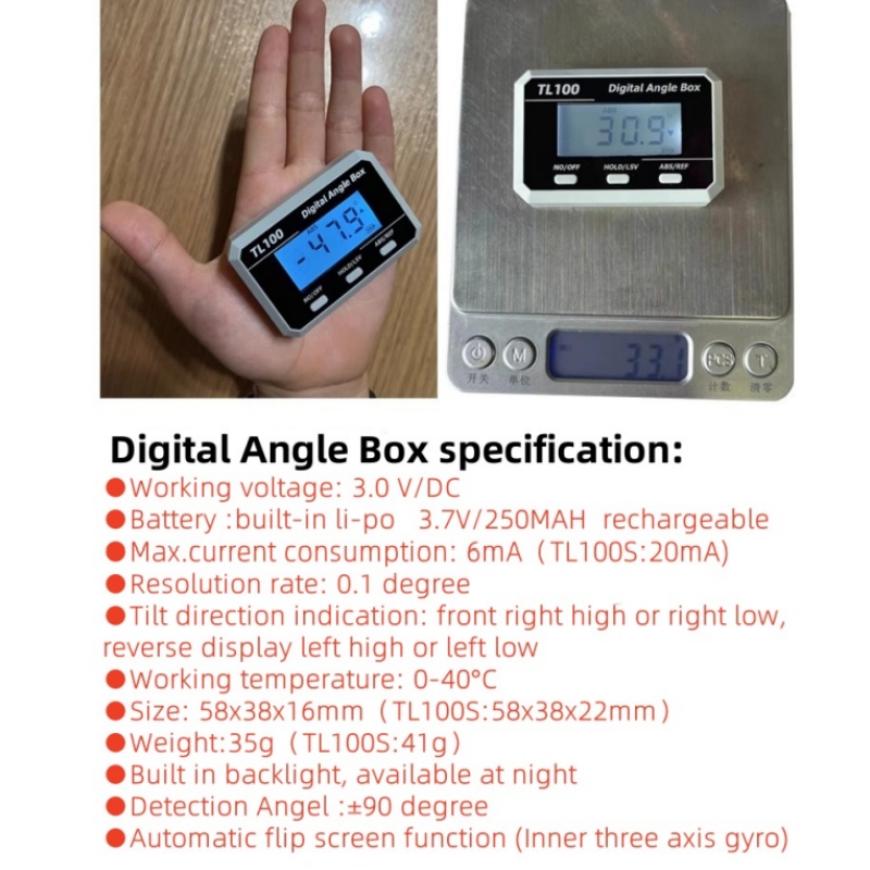 Medidor de ângulo horizontal,  - Gadgets For Electronics avaliação e preço