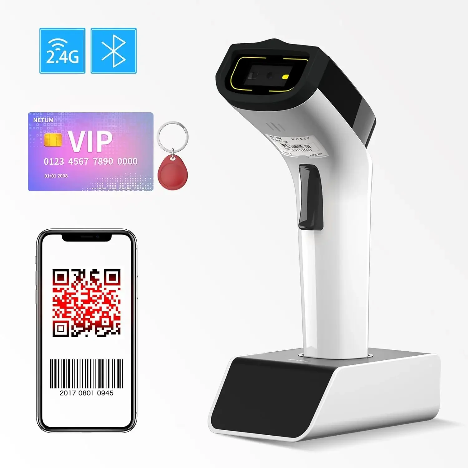 Scanner de Código de Barras Se - Barcode Scanner Wireless avaliação e preço