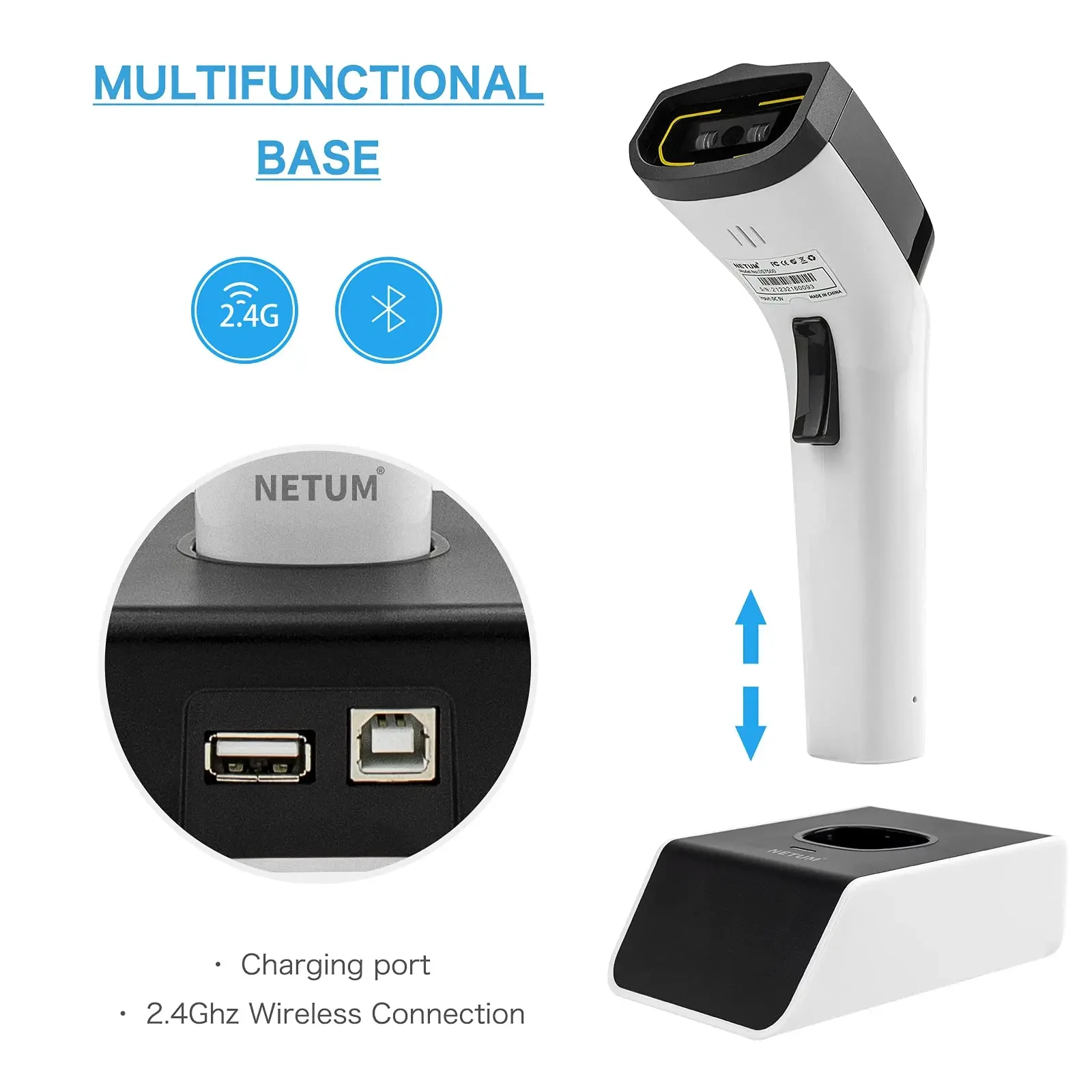 Scanner de Código de Barras Se - Barcode Scanner Wireless avaliação e preço