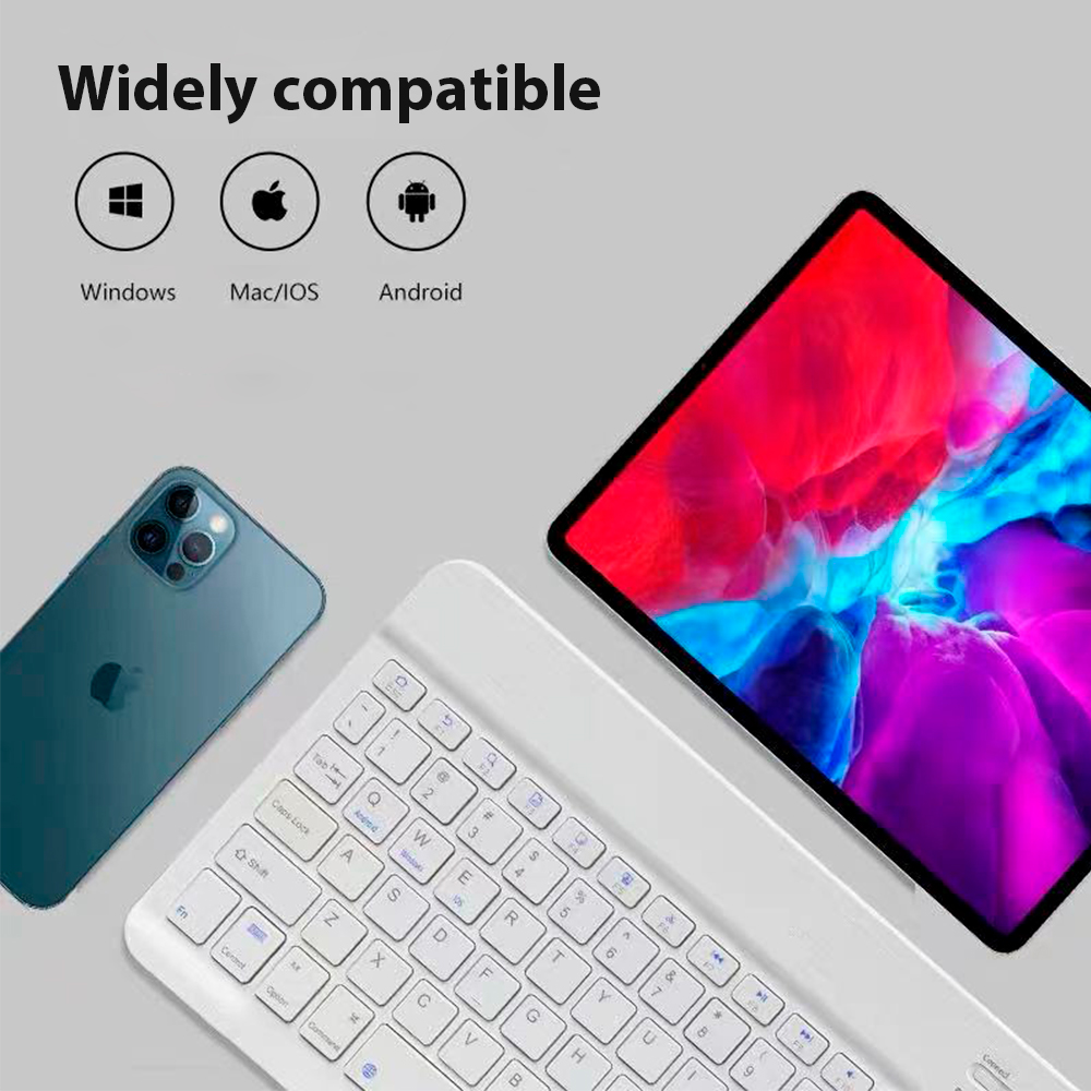 Teclado sem fio bluetooth univ - Wireless Keyboard Mini avaliação e preço