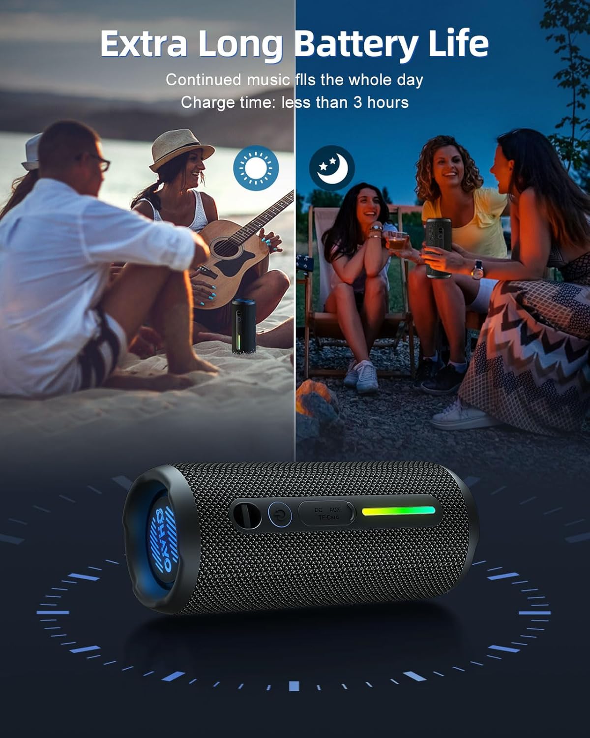 Ohayo S7 portátil Waterpro Blu - Electronic Gadgets For Home avaliação e preço