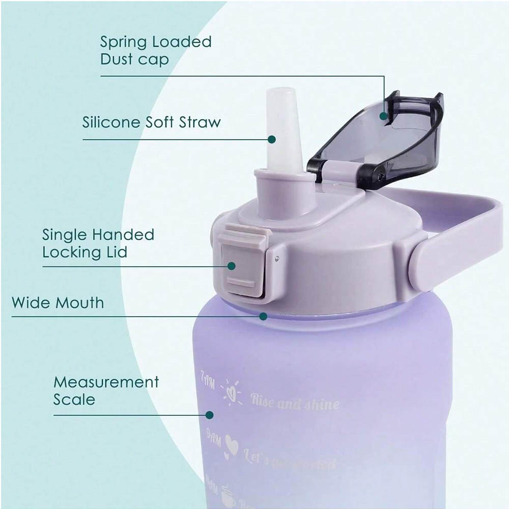 Garrafa de água motivacional d - Smart Water Bottle Tracker avaliação e preço