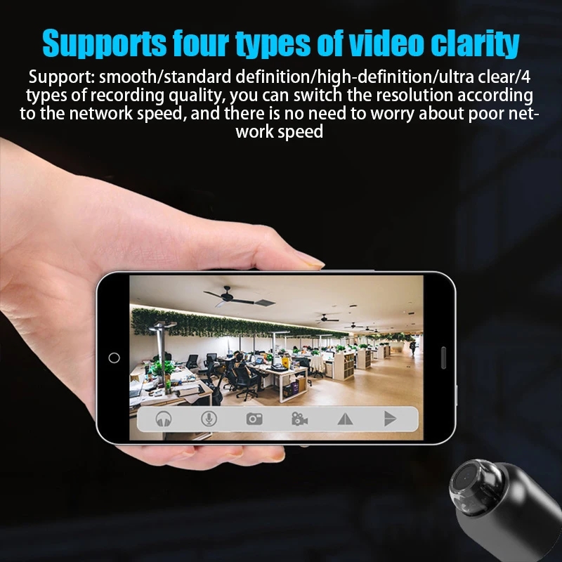Câmera Mini HD 1080P WiFi Sem  - Compact Camera Mirrorless avaliação e preço