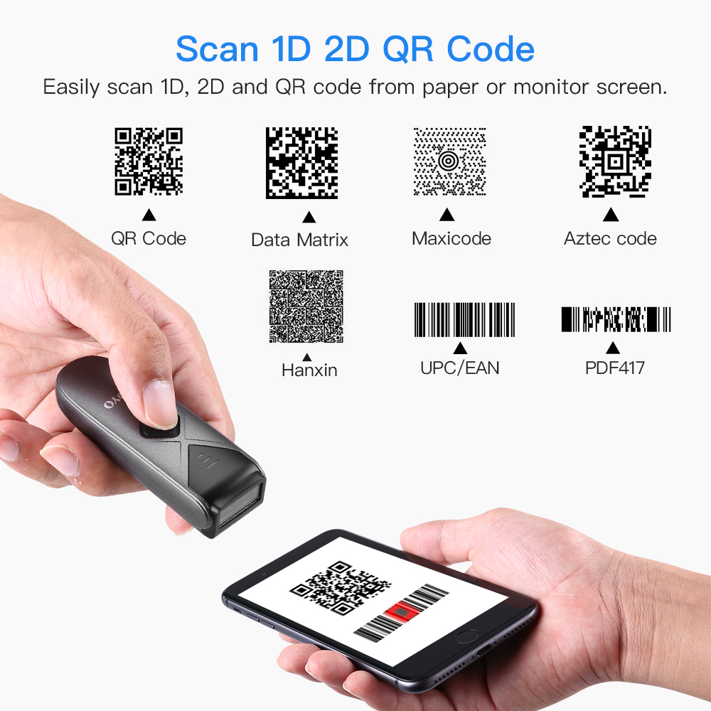 Eyoyo-2D Barcode Scanner, USB  - Barcode Scanner Wireless avaliação e preço