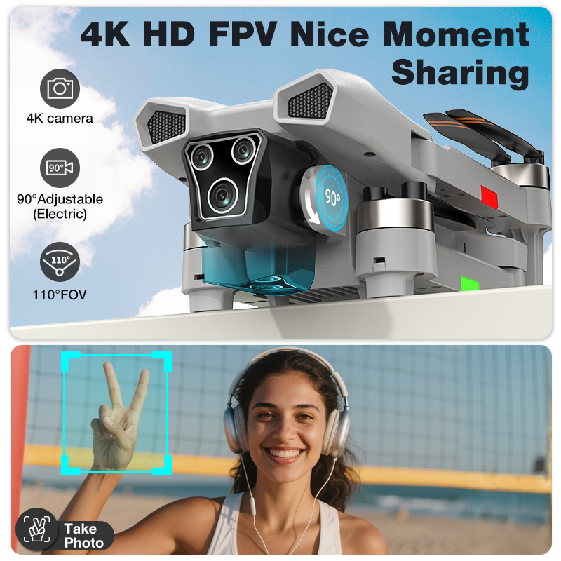 NOVO Drone L017 Pro Brushless  - Gadgets For Electronics avaliação e preço