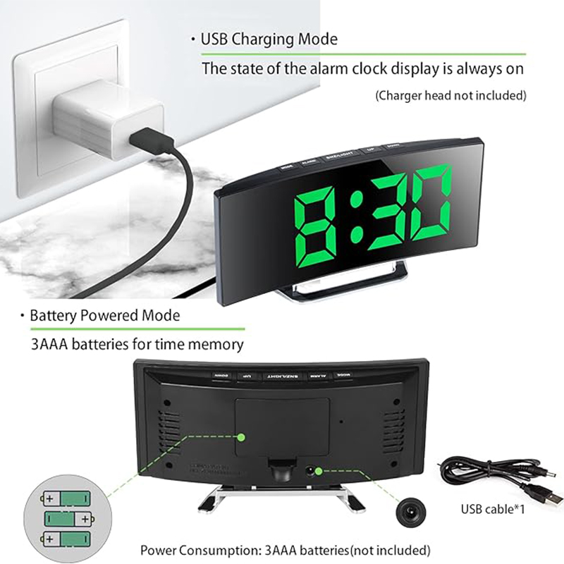 Led despertador digital tela c - Electronic Gadgets For Home avaliação e preço