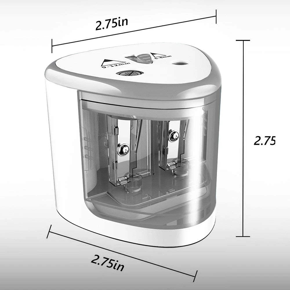 Tenwin-Two-Hole Lápis Sharpene - Electronic Gadgets For Home avaliação e preço